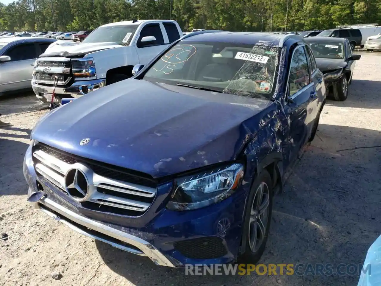 2 Photograph of a damaged car WDC0G4JB2KF574161 MERCEDES-BENZ GLC-CLASS 2019