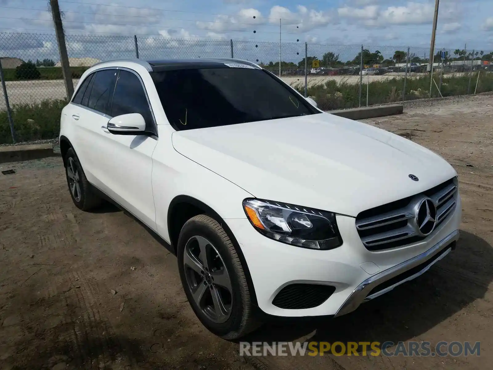 1 Photograph of a damaged car WDC0G4JB2KV127237 MERCEDES-BENZ GLC-CLASS 2019