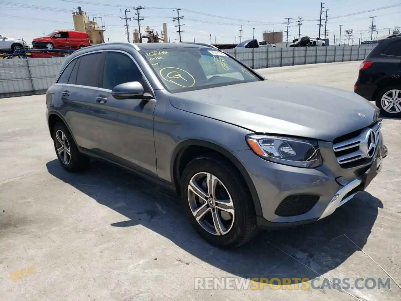 1 Photograph of a damaged car WDC0G4JB2KV132227 MERCEDES-BENZ GLC-CLASS 2019