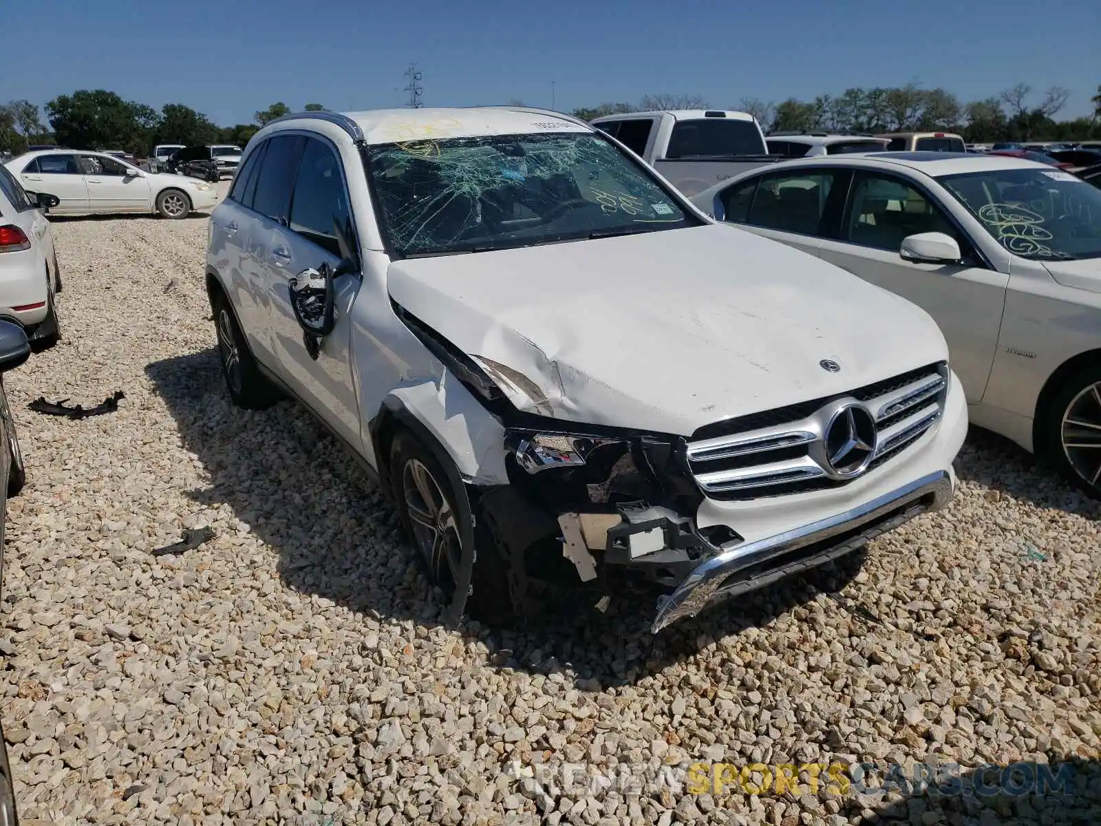 1 Photograph of a damaged car WDC0G4JB3K1004991 MERCEDES-BENZ GLC-CLASS 2019