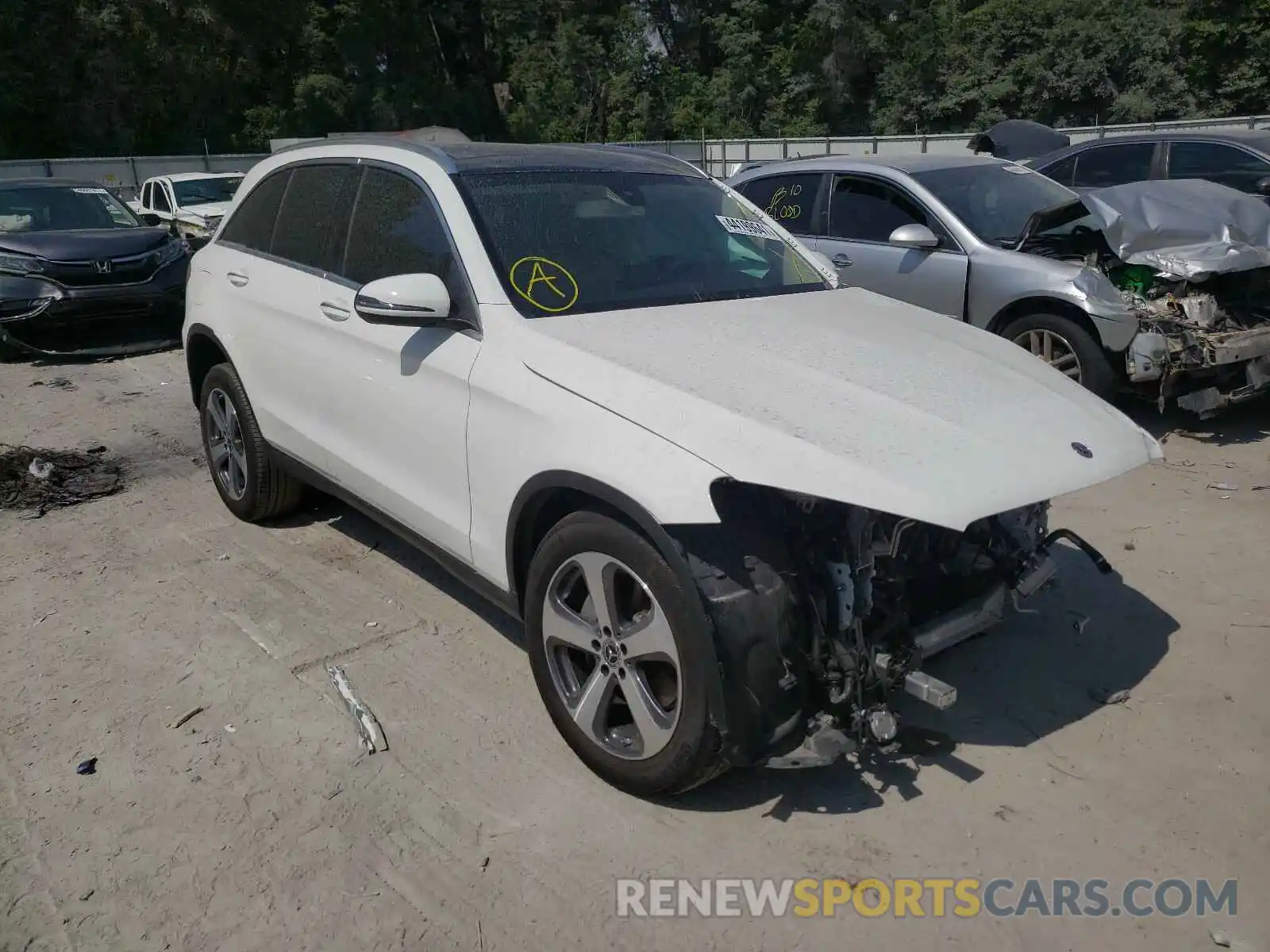 1 Photograph of a damaged car WDC0G4JB3KF509626 MERCEDES-BENZ GLC-CLASS 2019