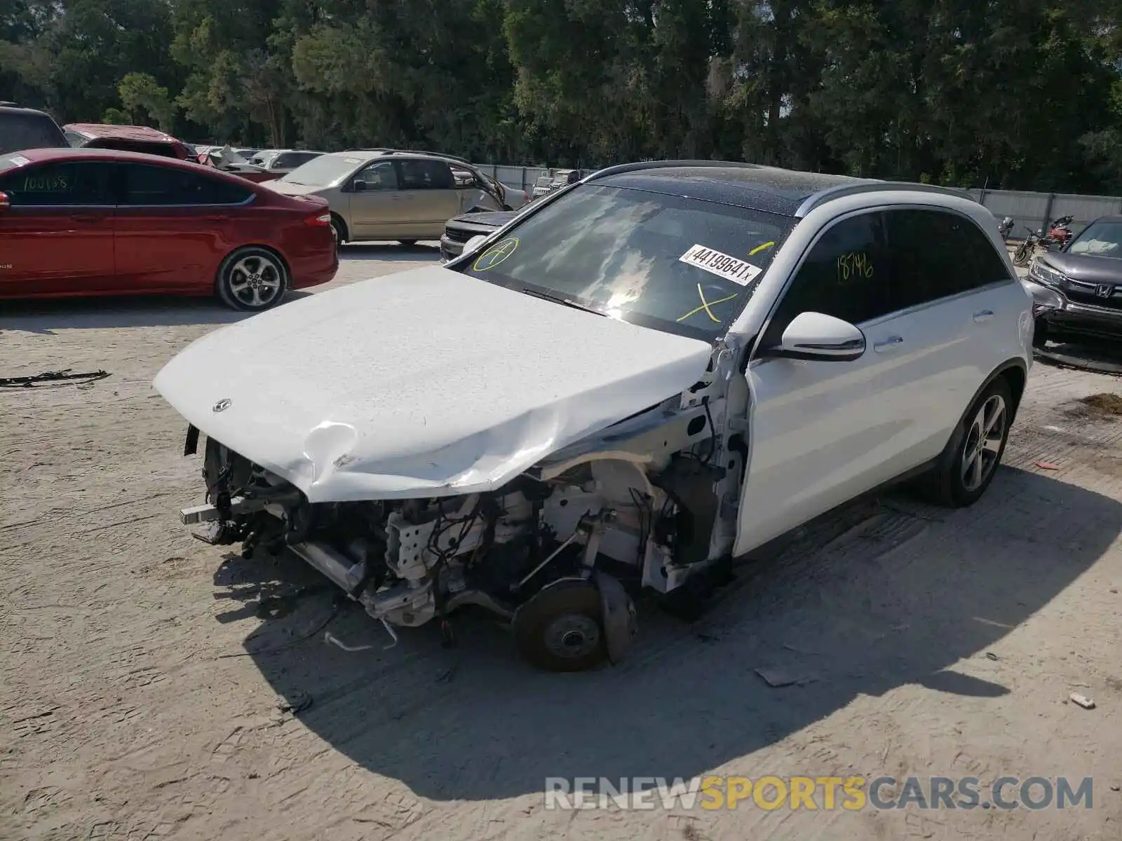 2 Photograph of a damaged car WDC0G4JB3KF509626 MERCEDES-BENZ GLC-CLASS 2019