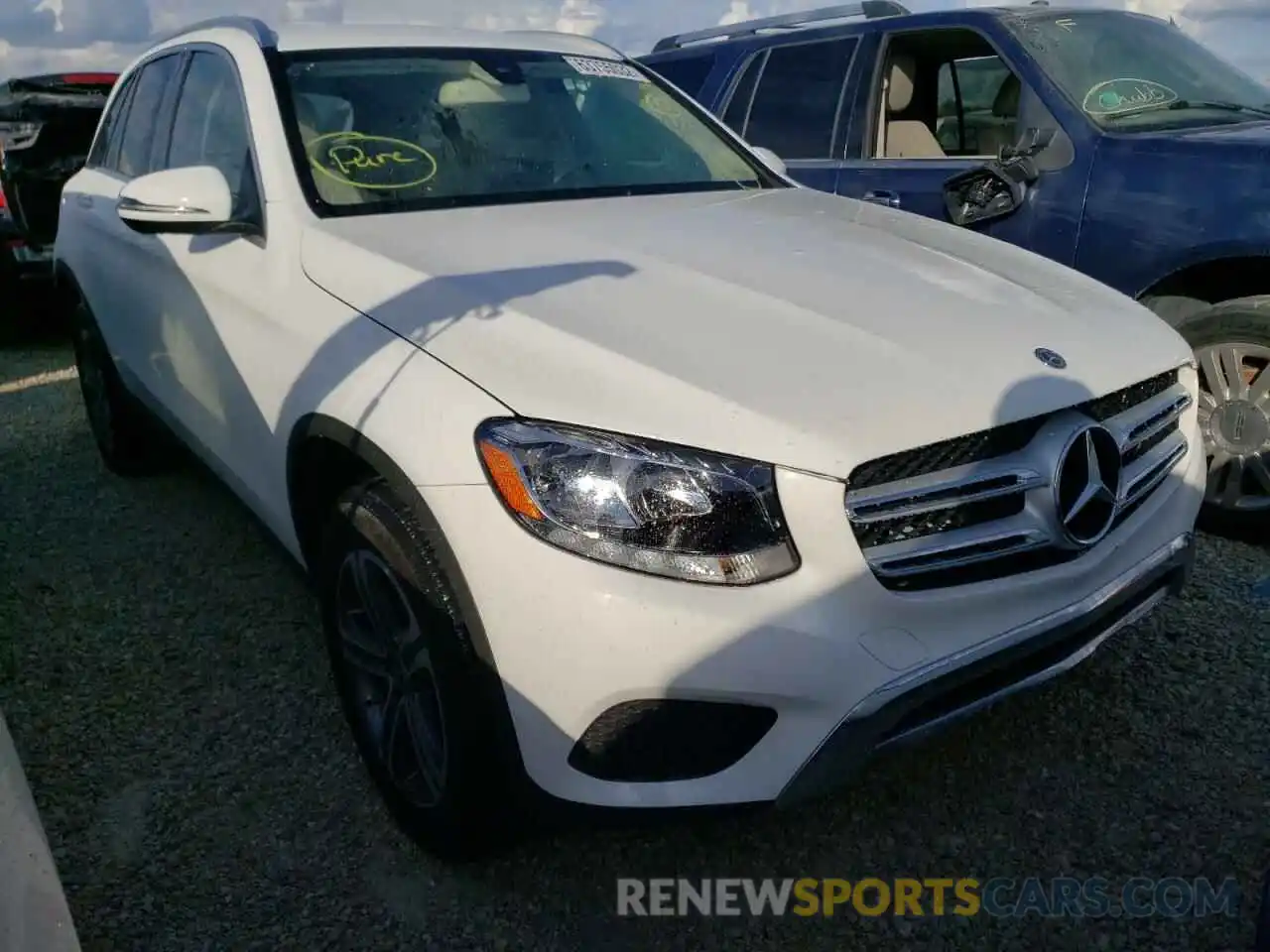 1 Photograph of a damaged car WDC0G4JB3KF541556 MERCEDES-BENZ GLC-CLASS 2019