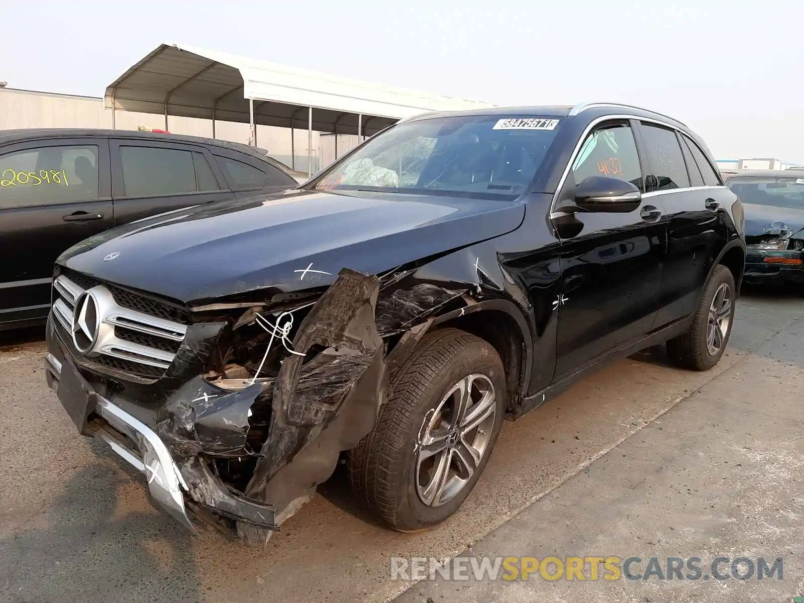 2 Photograph of a damaged car WDC0G4JB3KF610200 MERCEDES-BENZ GLC-CLASS 2019