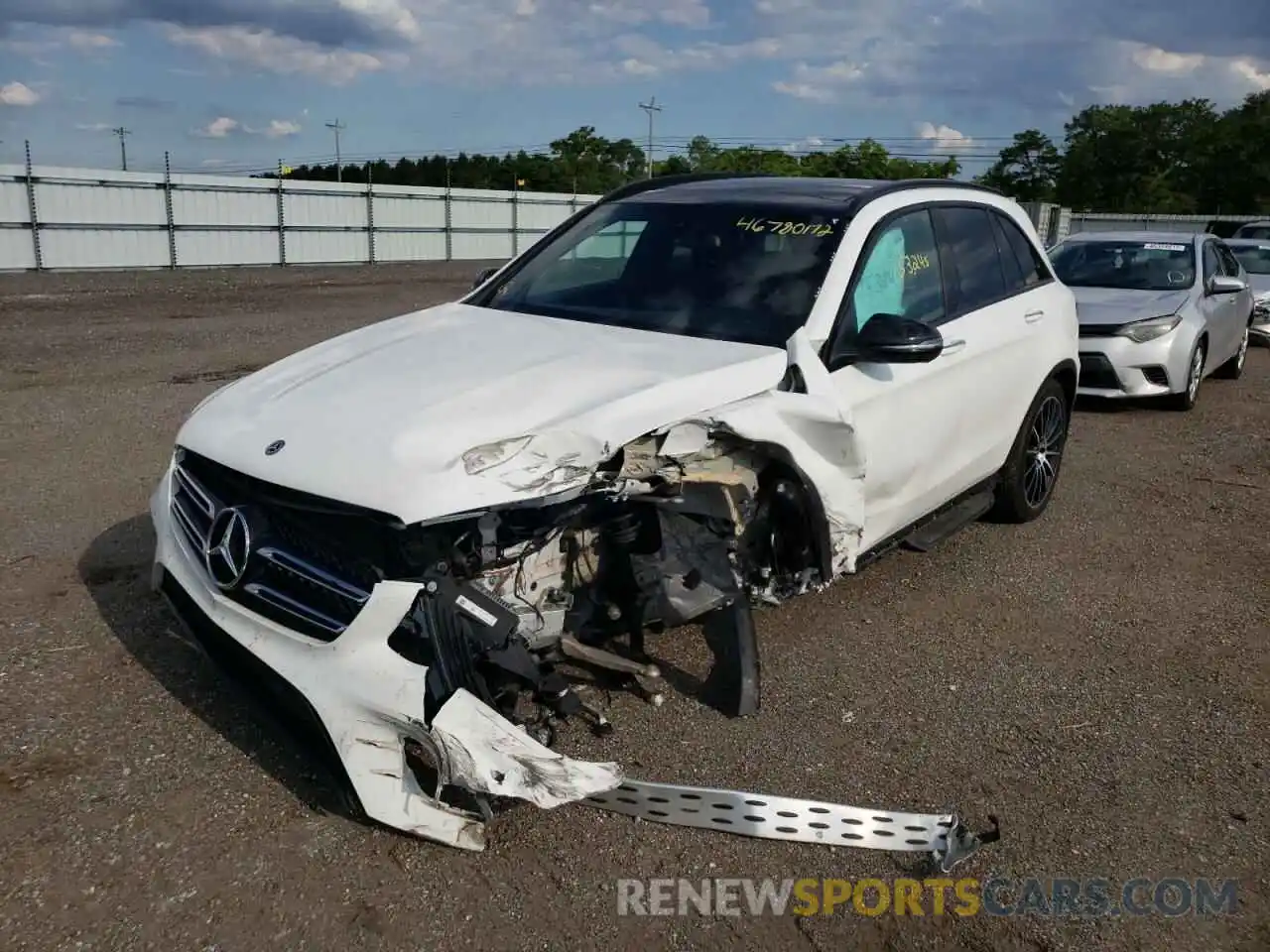 2 Photograph of a damaged car WDC0G4JB3KV126923 MERCEDES-BENZ GLC-CLASS 2019