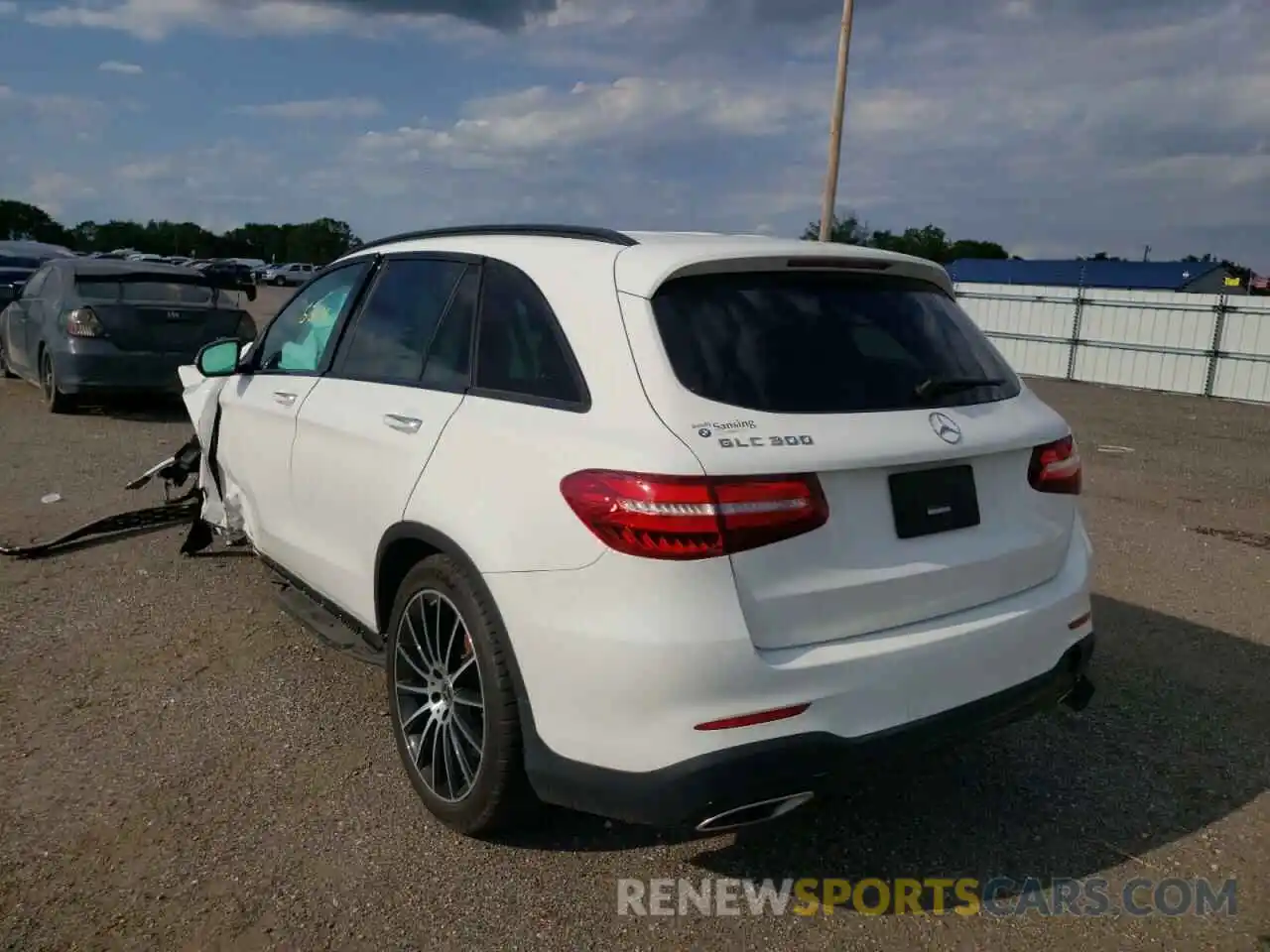 3 Photograph of a damaged car WDC0G4JB3KV126923 MERCEDES-BENZ GLC-CLASS 2019