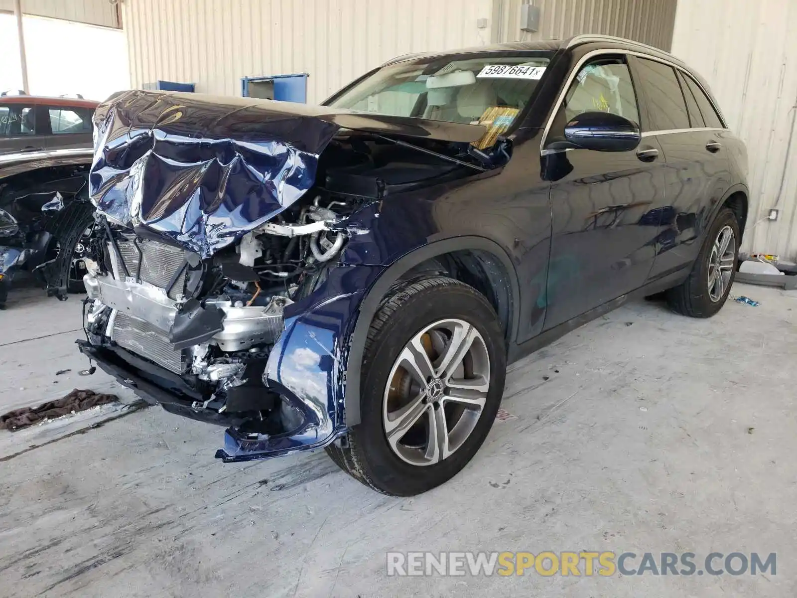 2 Photograph of a damaged car WDC0G4JB3KV170582 MERCEDES-BENZ GLC-CLASS 2019