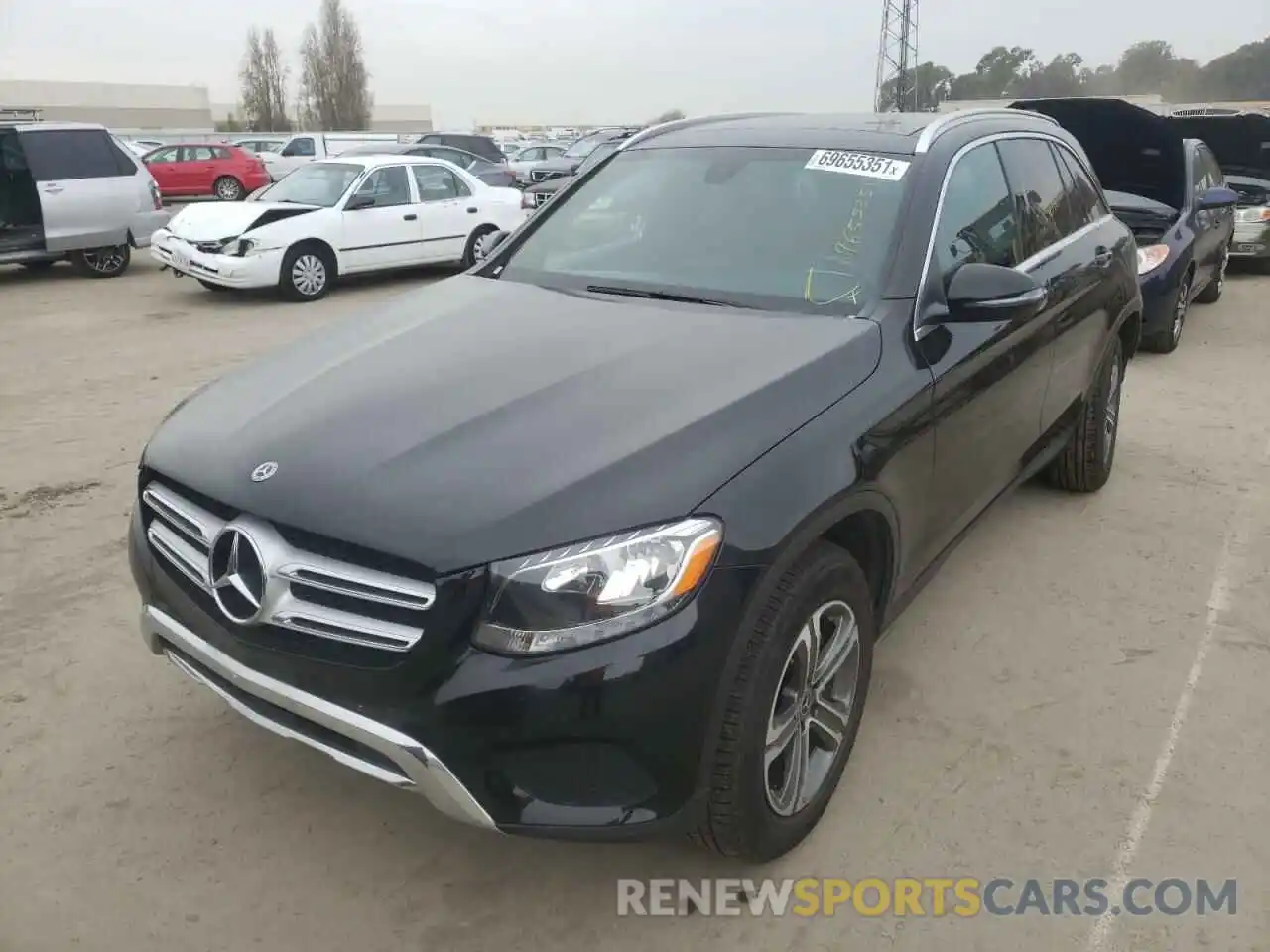 2 Photograph of a damaged car WDC0G4JB4KF600775 MERCEDES-BENZ GLC-CLASS 2019