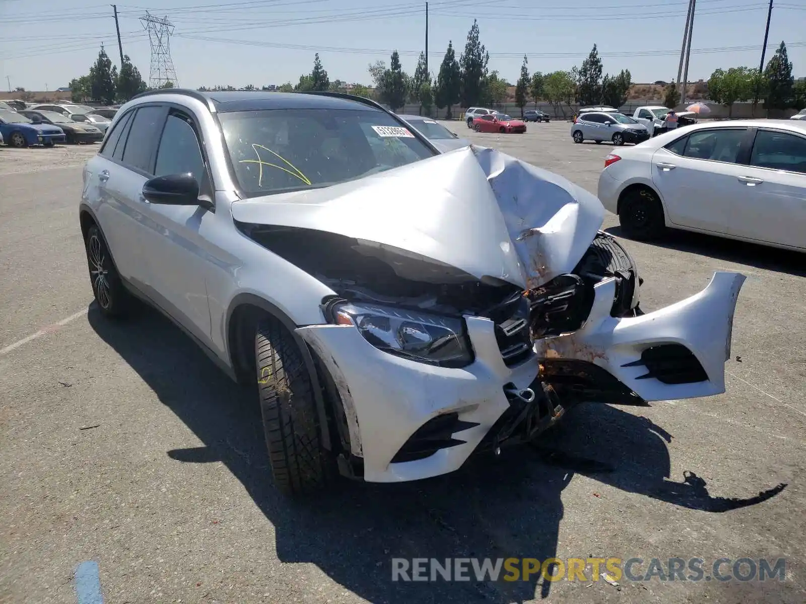 1 Photograph of a damaged car WDC0G4JB4KV123920 MERCEDES-BENZ GLC-CLASS 2019