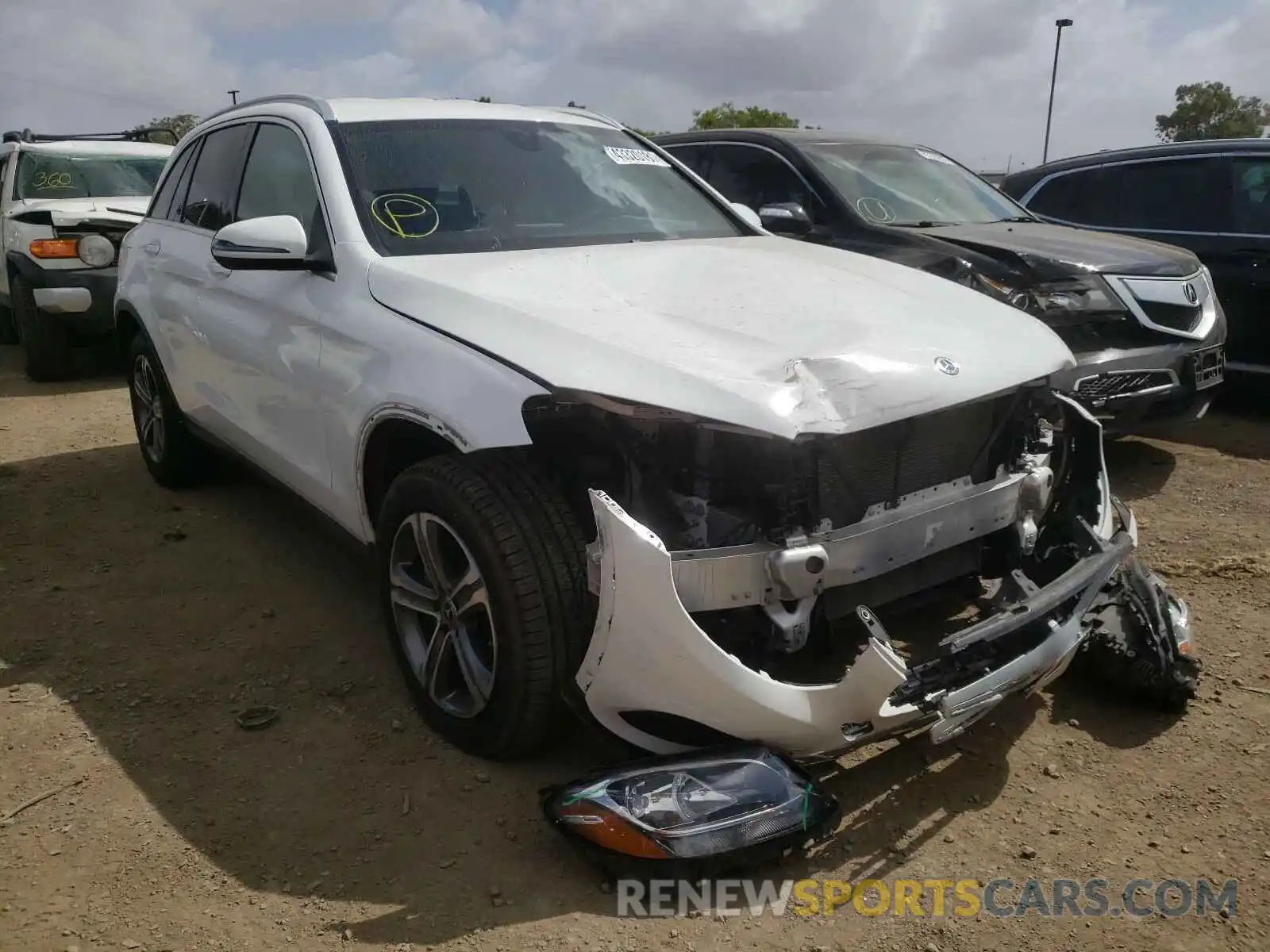 1 Photograph of a damaged car WDC0G4JB4KV128082 MERCEDES-BENZ GLC-CLASS 2019