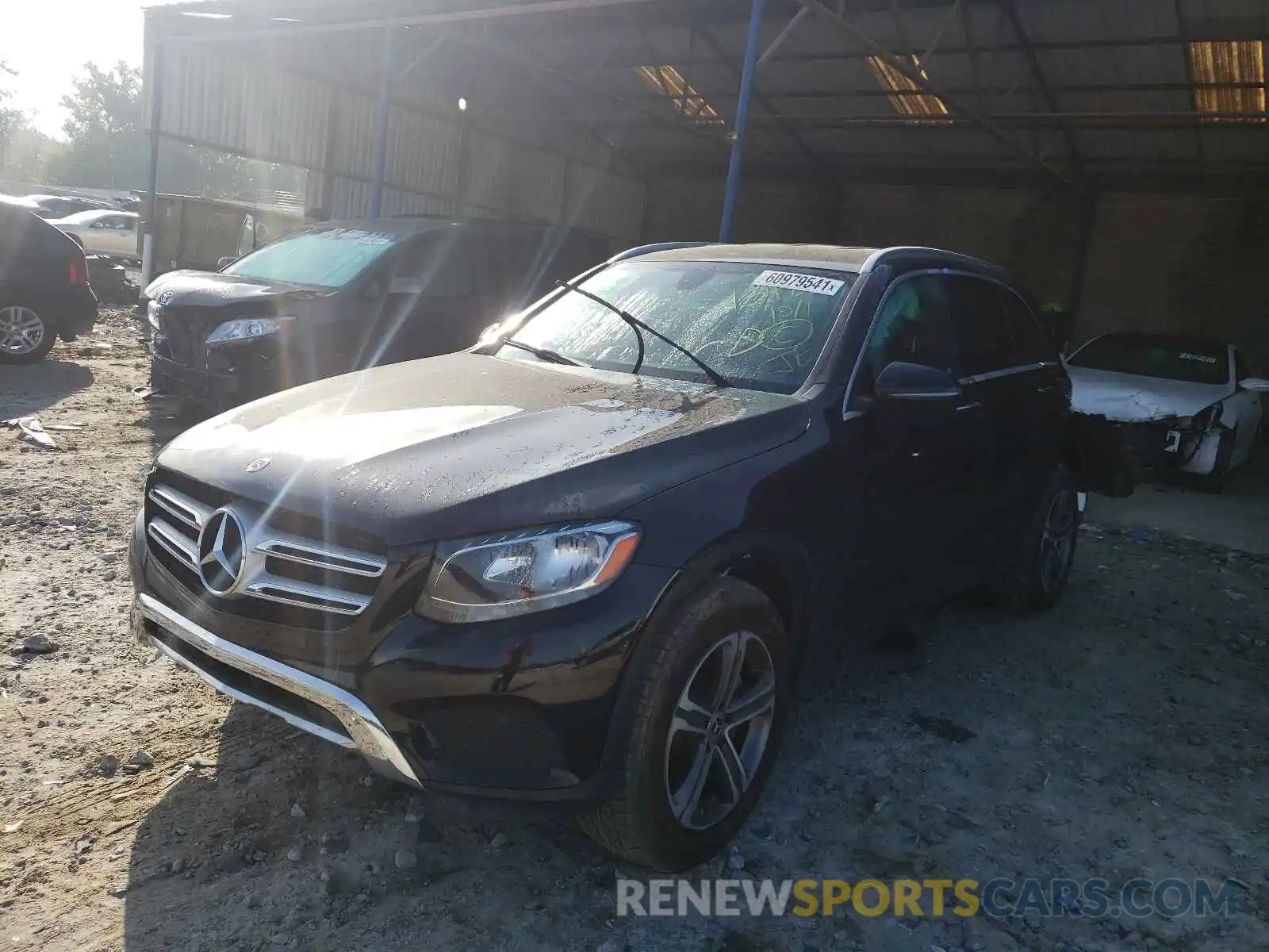 2 Photograph of a damaged car WDC0G4JB4KV134285 MERCEDES-BENZ GLC-CLASS 2019