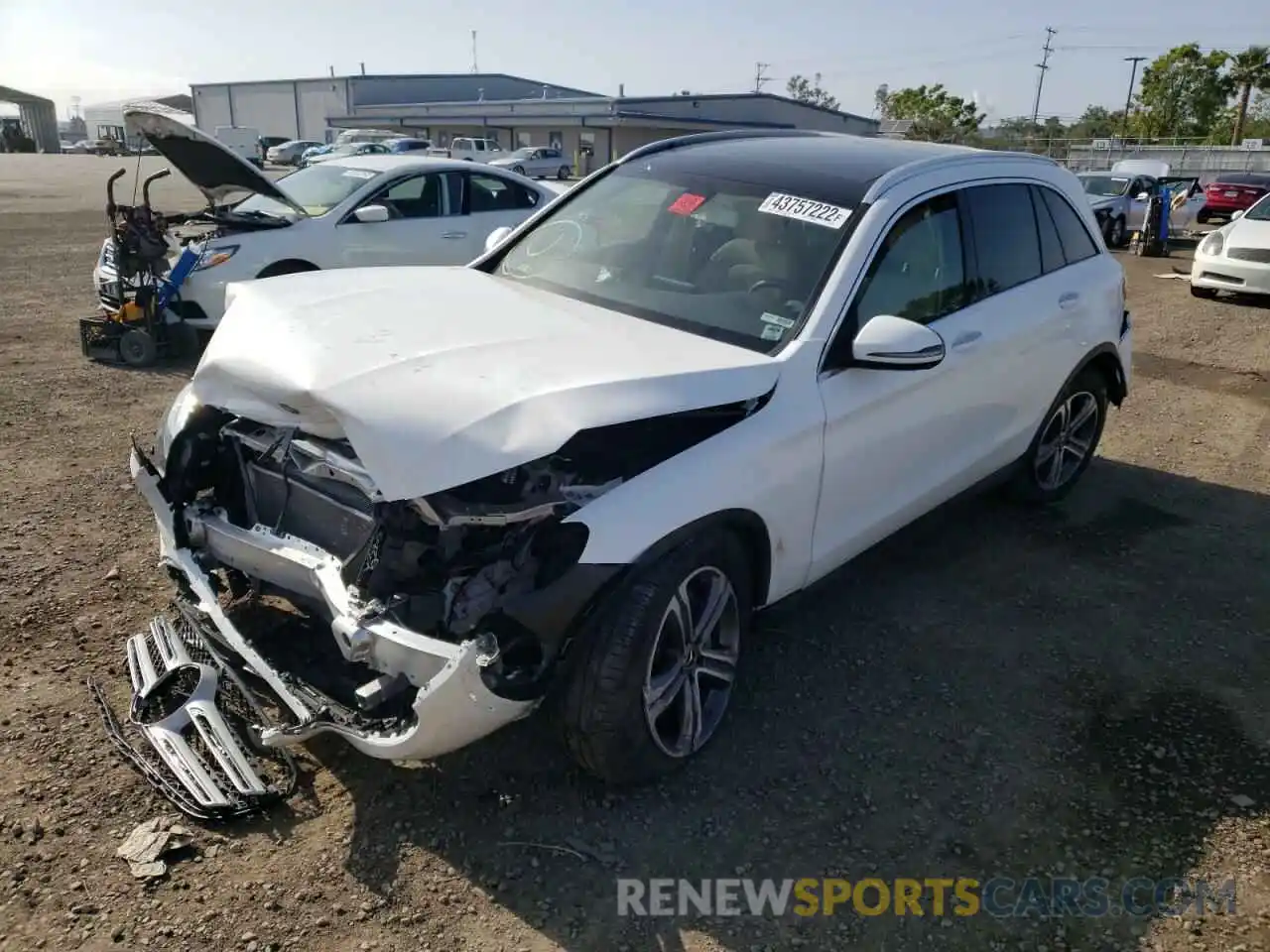 2 Photograph of a damaged car WDC0G4JB4KV139664 MERCEDES-BENZ GLC-CLASS 2019