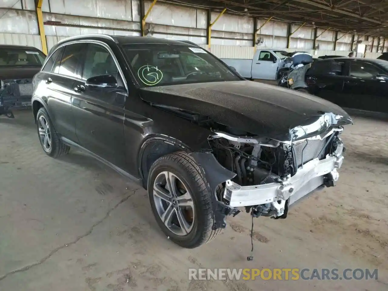 1 Photograph of a damaged car WDC0G4JB4KV148574 MERCEDES-BENZ GLC-CLASS 2019