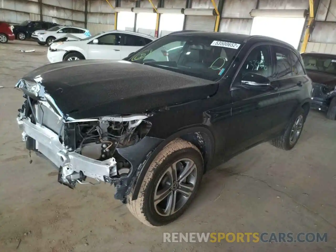 2 Photograph of a damaged car WDC0G4JB4KV148574 MERCEDES-BENZ GLC-CLASS 2019