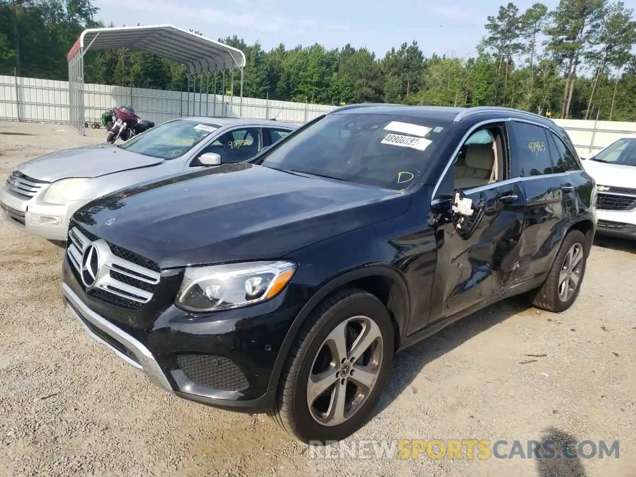 2 Photograph of a damaged car WDC0G4JB4KV193353 MERCEDES-BENZ GLC-CLASS 2019