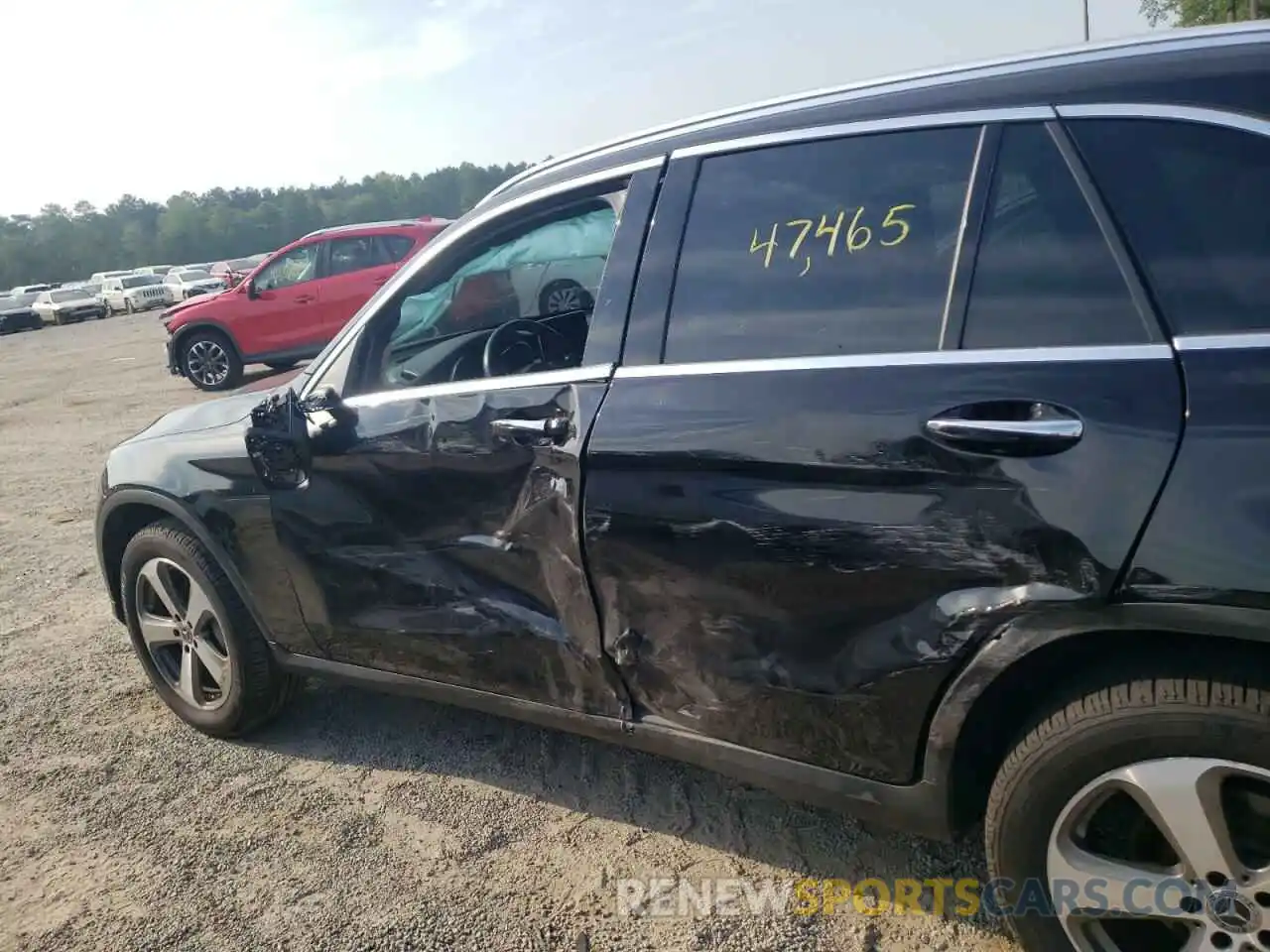 9 Photograph of a damaged car WDC0G4JB4KV193353 MERCEDES-BENZ GLC-CLASS 2019