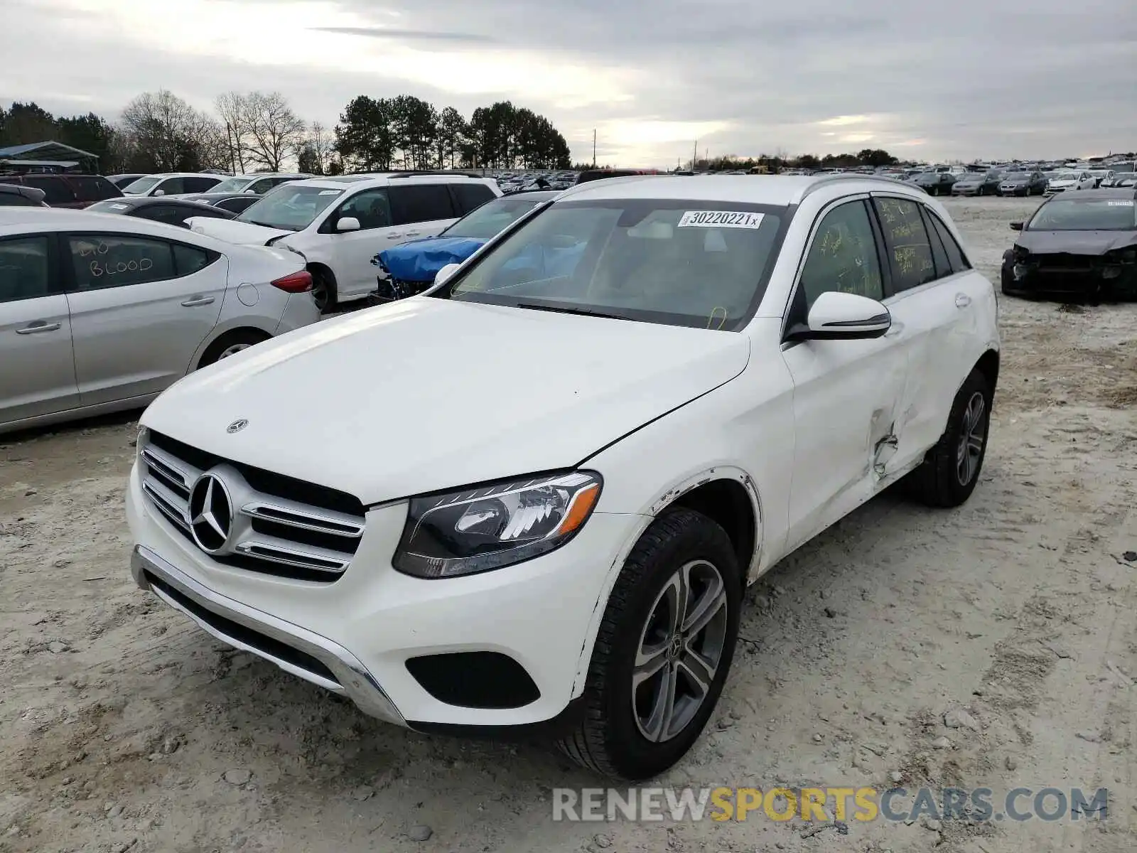 2 Photograph of a damaged car WDC0G4JB5KF565583 MERCEDES-BENZ GLC-CLASS 2019