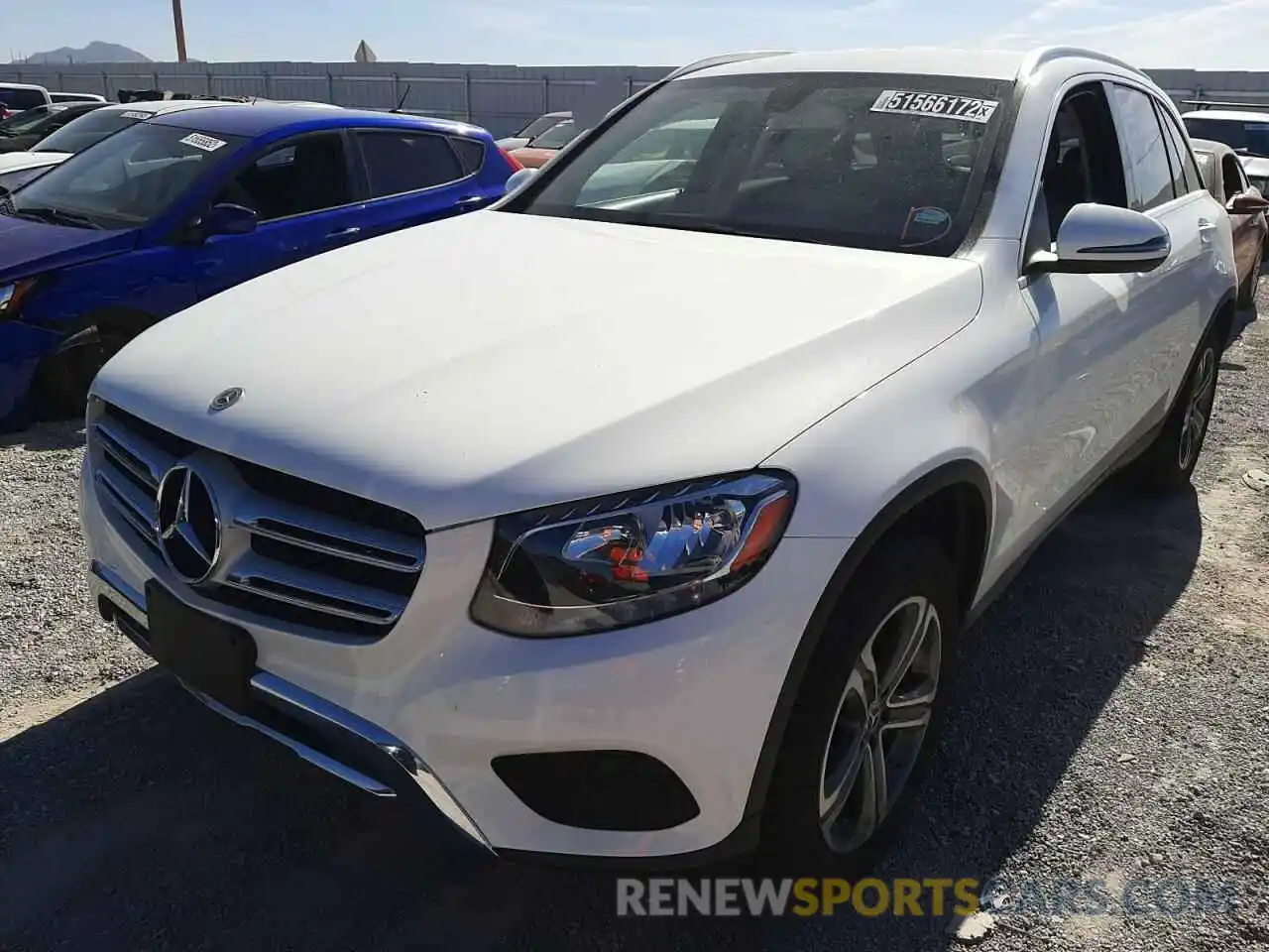 2 Photograph of a damaged car WDC0G4JB5KF594498 MERCEDES-BENZ GLC-CLASS 2019