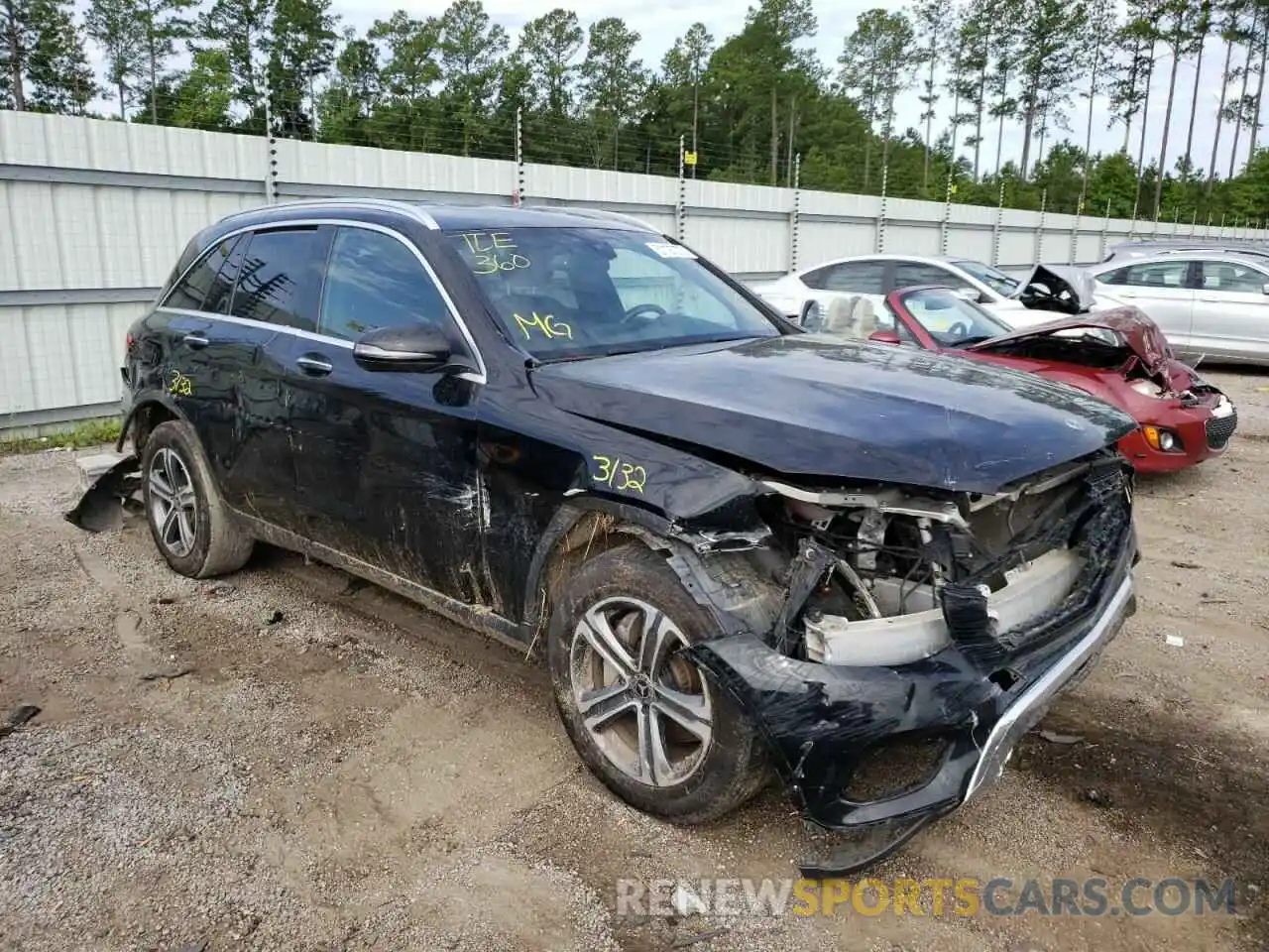 1 Photograph of a damaged car WDC0G4JB5KF606407 MERCEDES-BENZ GLC-CLASS 2019