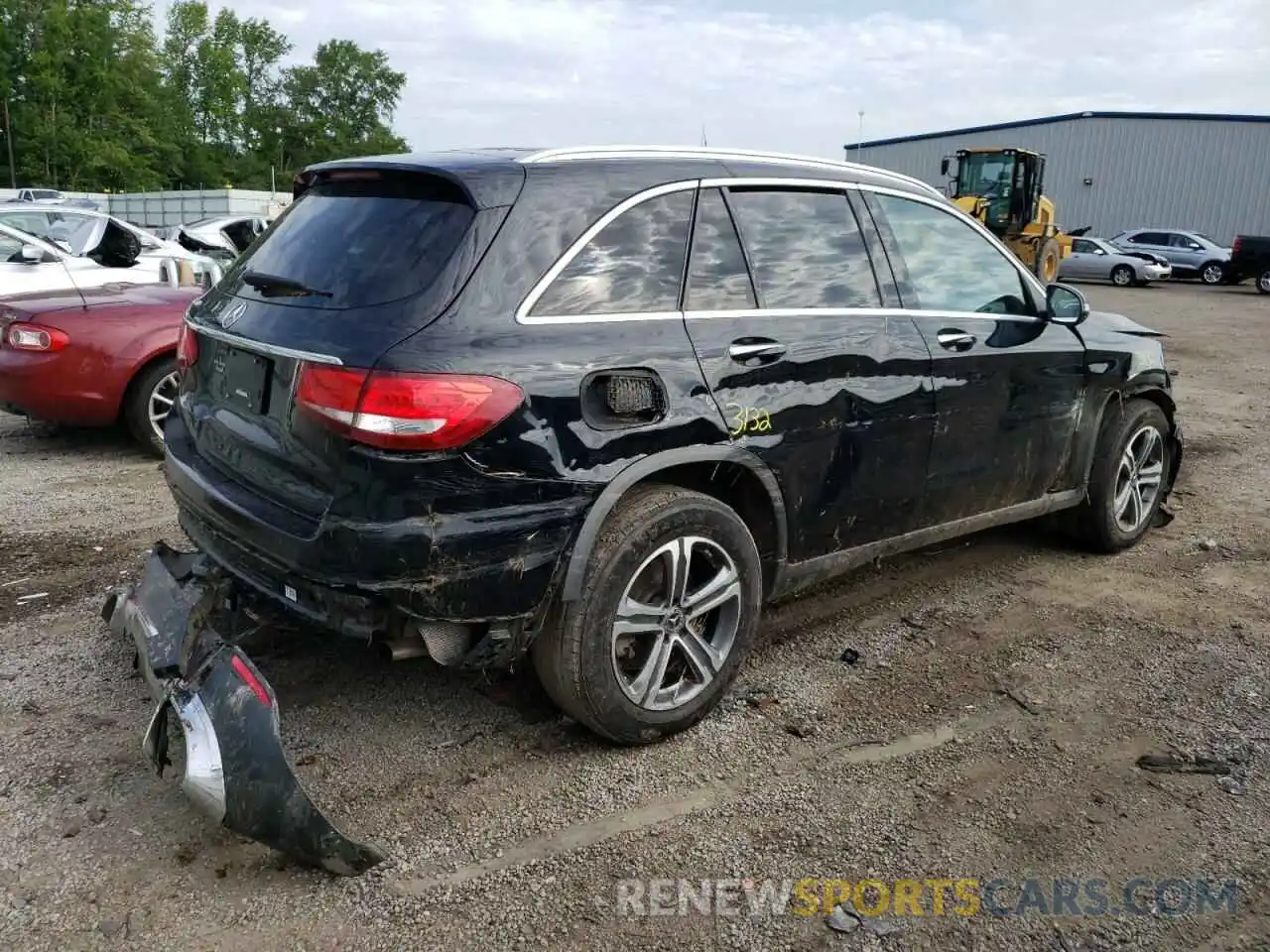 4 Photograph of a damaged car WDC0G4JB5KF606407 MERCEDES-BENZ GLC-CLASS 2019