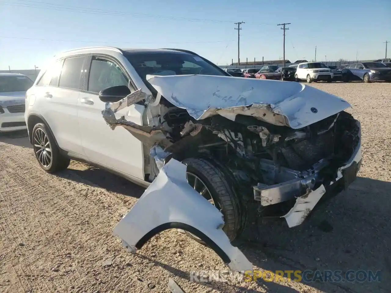 1 Photograph of a damaged car WDC0G4JB5KF608433 MERCEDES-BENZ GLC-CLASS 2019