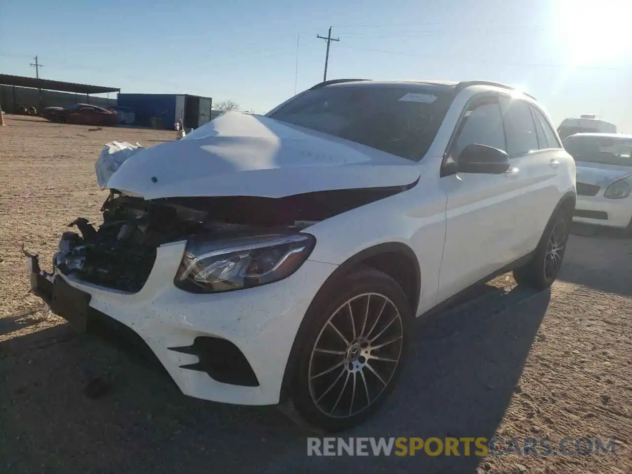 2 Photograph of a damaged car WDC0G4JB5KF608433 MERCEDES-BENZ GLC-CLASS 2019