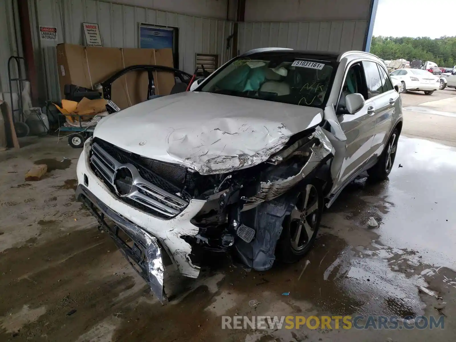 2 Photograph of a damaged car WDC0G4JB5KF609467 MERCEDES-BENZ GLC-CLASS 2019