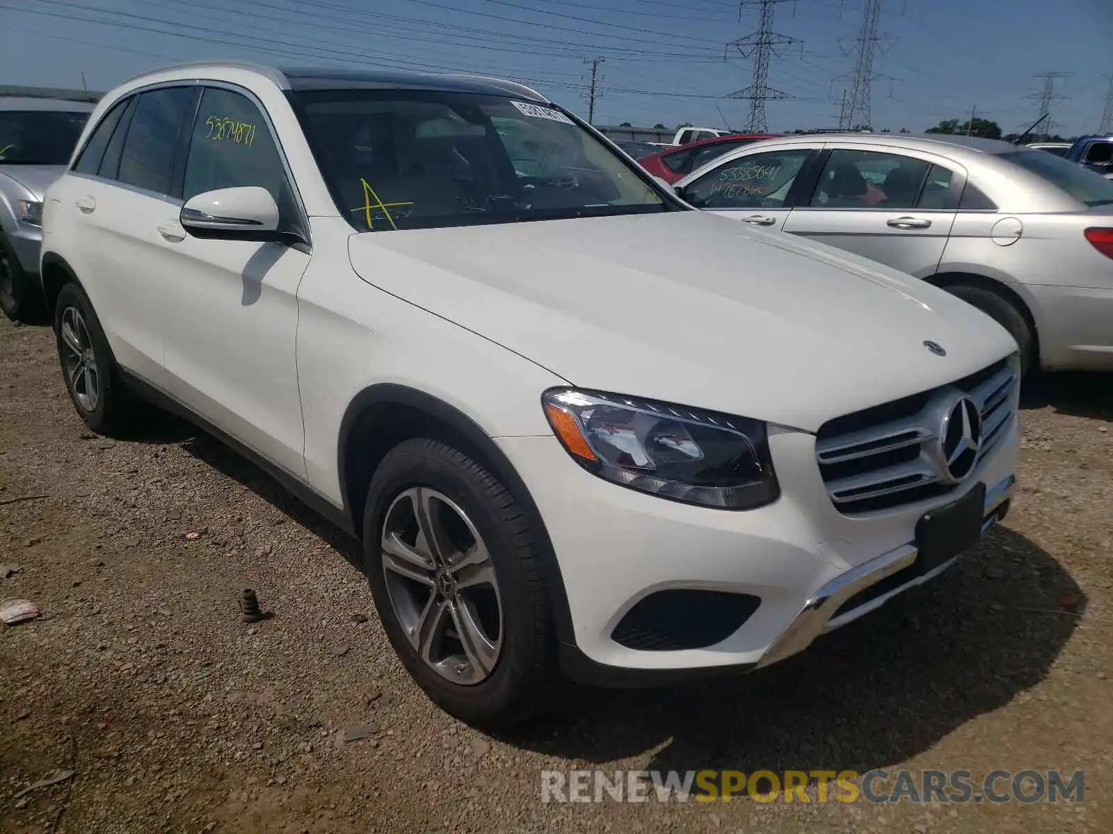 1 Photograph of a damaged car WDC0G4JB5KV117236 MERCEDES-BENZ GLC-CLASS 2019