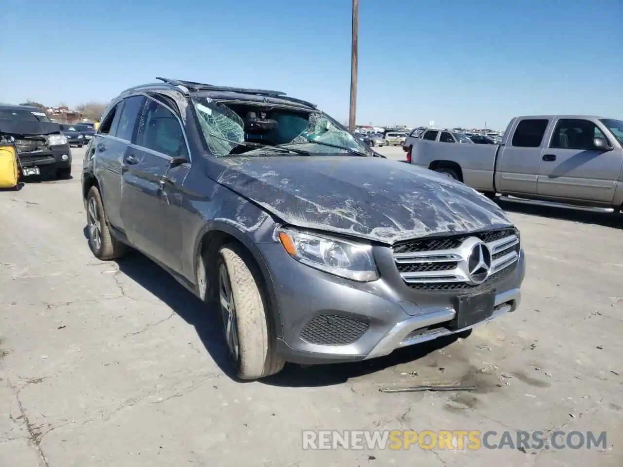 1 Photograph of a damaged car WDC0G4JB5KV121366 MERCEDES-BENZ GLC-CLASS 2019