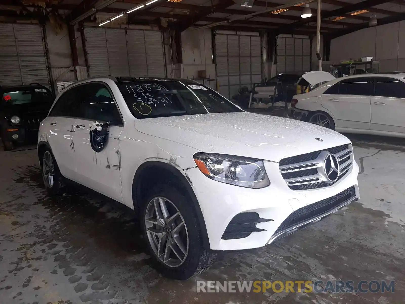 1 Photograph of a damaged car WDC0G4JB5KV125207 MERCEDES-BENZ GLC-CLASS 2019