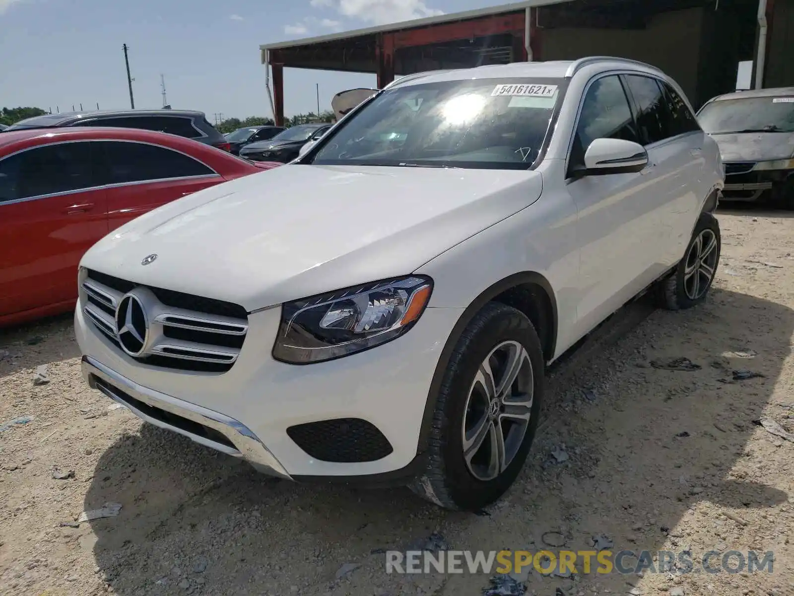 2 Photograph of a damaged car WDC0G4JB5KV155372 MERCEDES-BENZ GLC-CLASS 2019