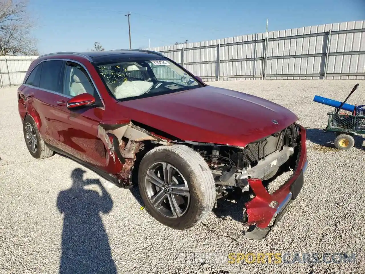 1 Photograph of a damaged car WDC0G4JB5KV185990 MERCEDES-BENZ GLC-CLASS 2019