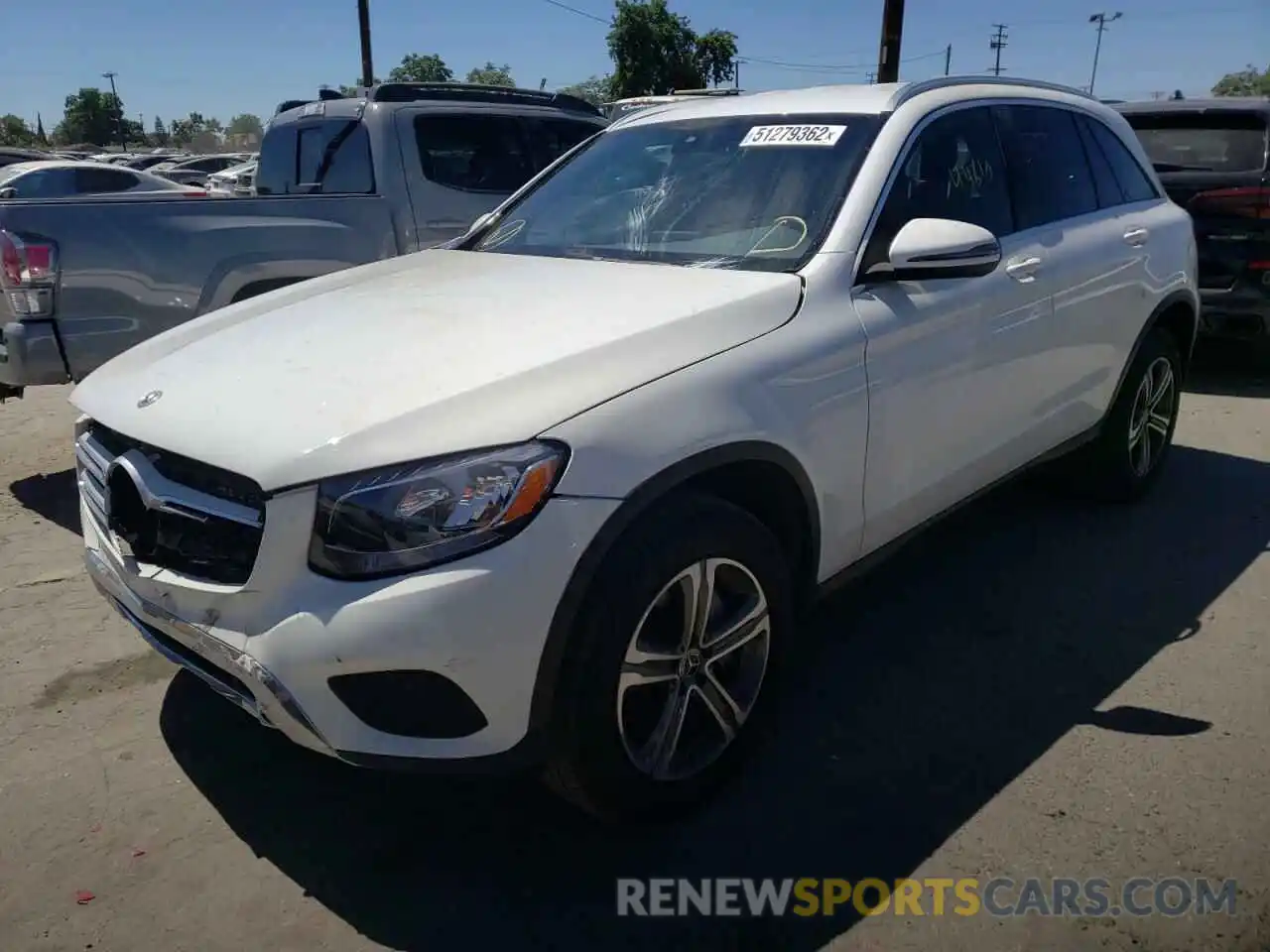 2 Photograph of a damaged car WDC0G4JB5KV186590 MERCEDES-BENZ GLC-CLASS 2019