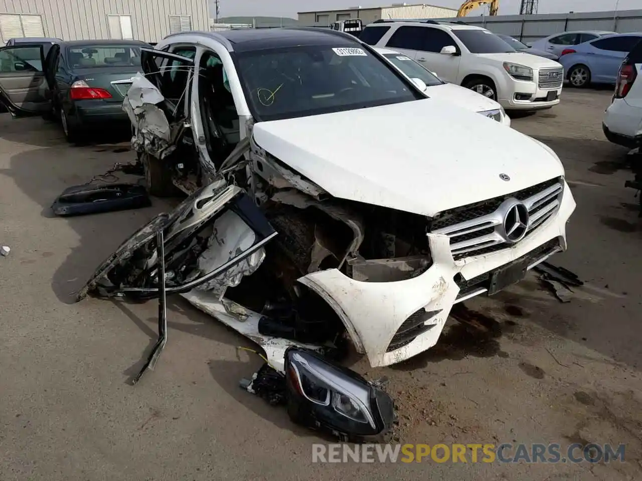 1 Photograph of a damaged car WDC0G4JB6K1003480 MERCEDES-BENZ GLC-CLASS 2019