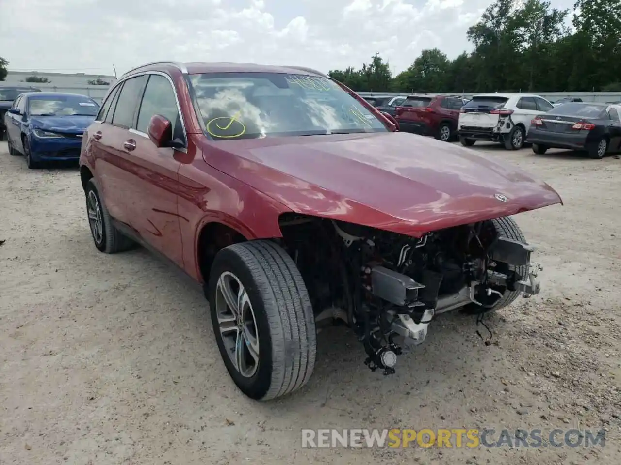 1 Photograph of a damaged car WDC0G4JB6KF496838 MERCEDES-BENZ GLC-CLASS 2019