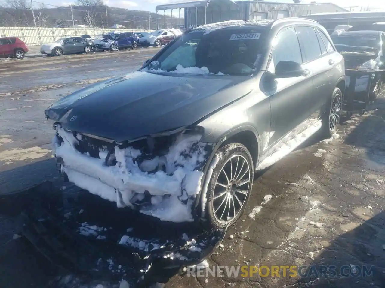 2 Photograph of a damaged car WDC0G4JB6KF595479 MERCEDES-BENZ GLC-CLASS 2019