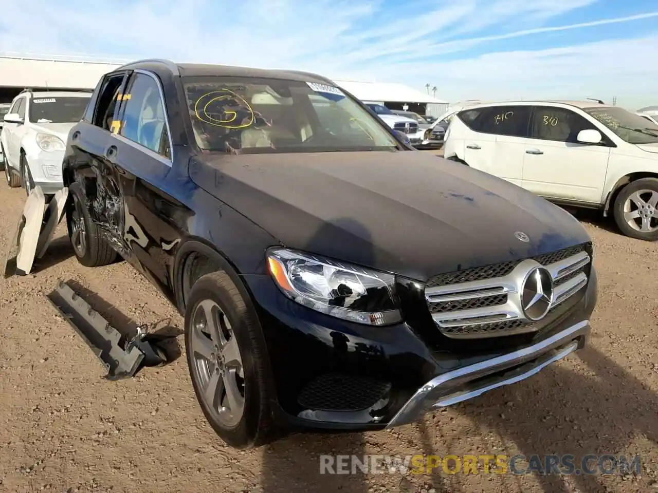 1 Photograph of a damaged car WDC0G4JB6KV119576 MERCEDES-BENZ GLC-CLASS 2019