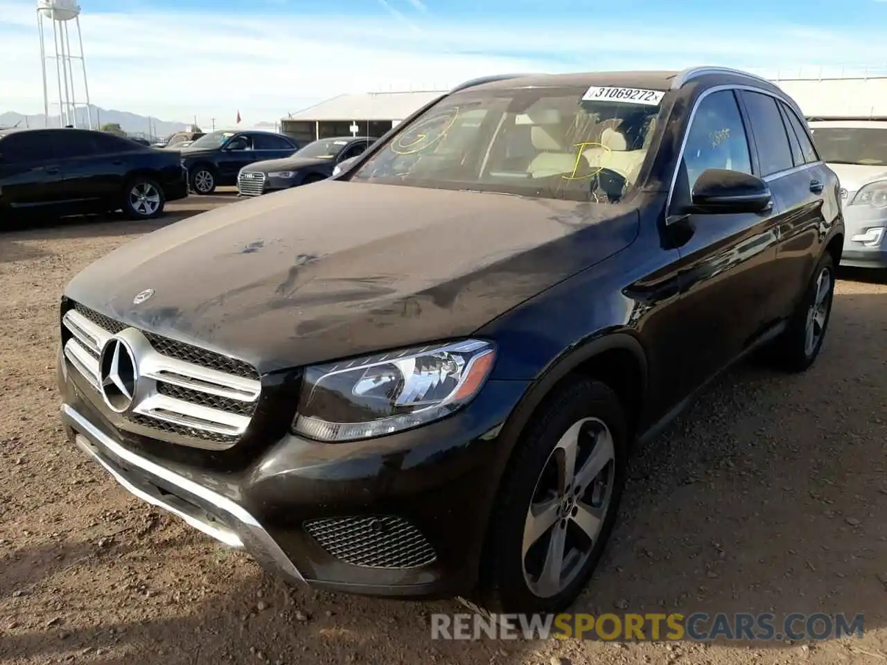 2 Photograph of a damaged car WDC0G4JB6KV119576 MERCEDES-BENZ GLC-CLASS 2019