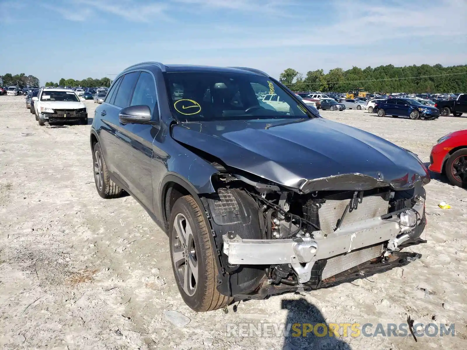 1 Photograph of a damaged car WDC0G4JB6KV141092 MERCEDES-BENZ GLC-CLASS 2019