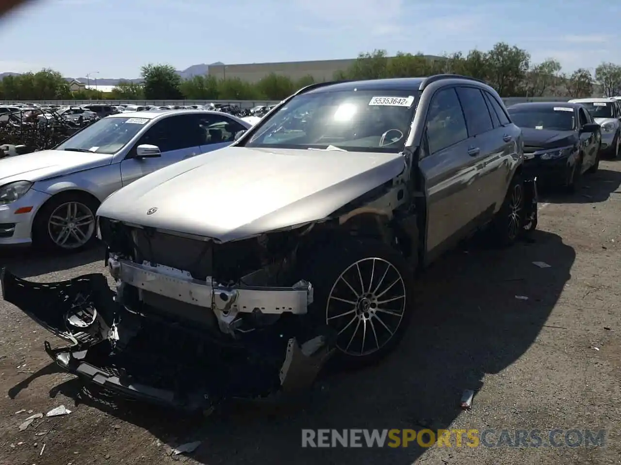 2 Photograph of a damaged car WDC0G4JB6KV150892 MERCEDES-BENZ GLC-CLASS 2019