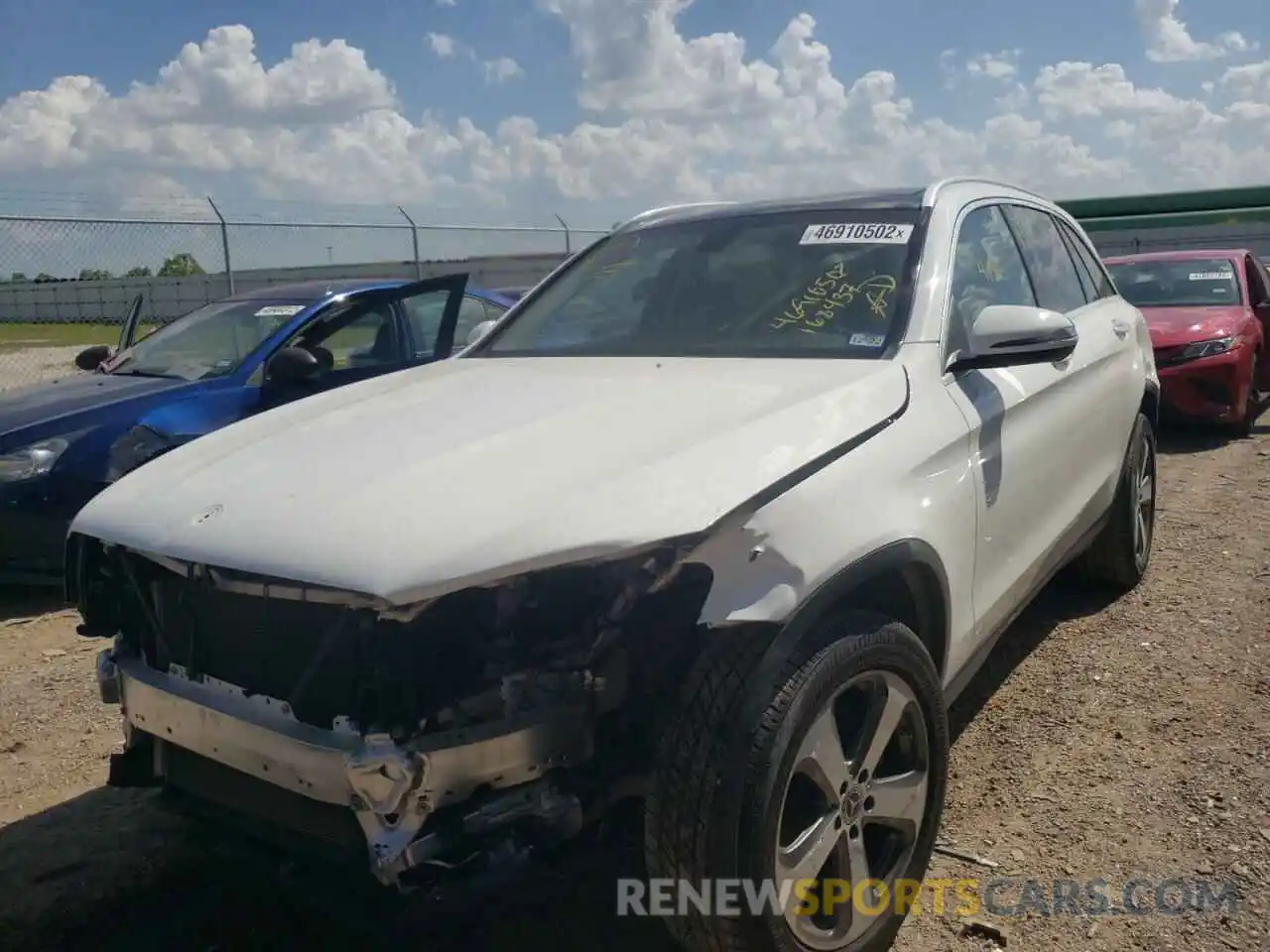 2 Photograph of a damaged car WDC0G4JB6KV168437 MERCEDES-BENZ GLC-CLASS 2019