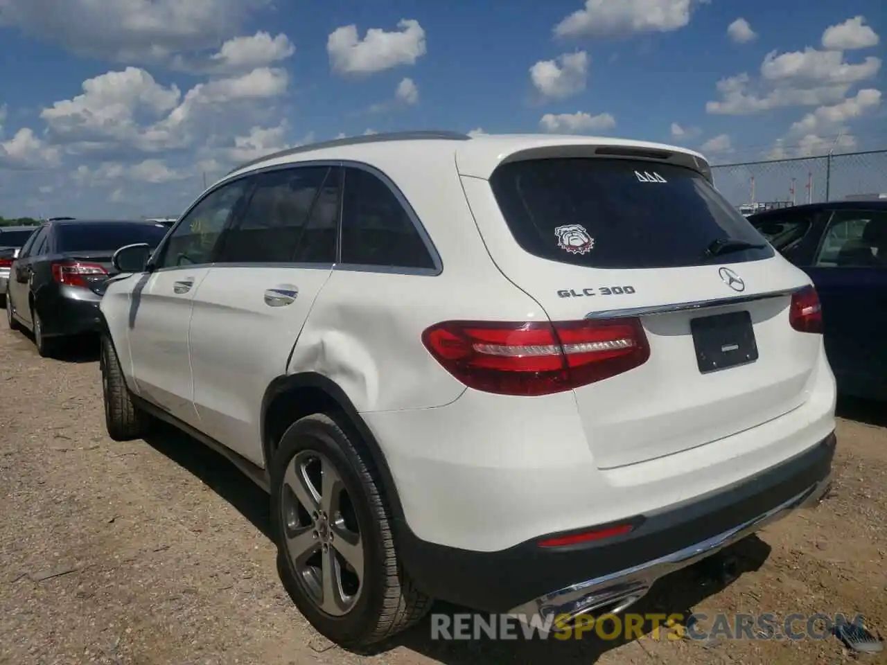 3 Photograph of a damaged car WDC0G4JB6KV168437 MERCEDES-BENZ GLC-CLASS 2019