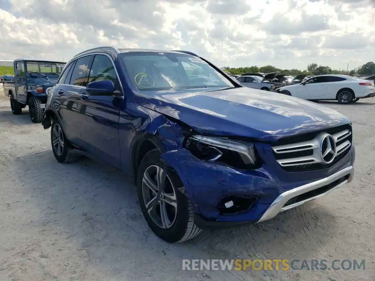 1 Photograph of a damaged car WDC0G4JB6KV190129 MERCEDES-BENZ GLC-CLASS 2019