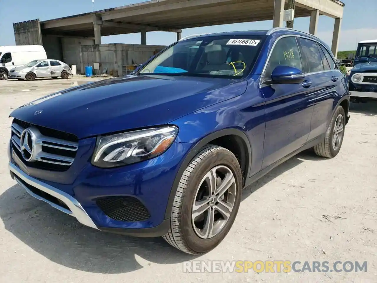 2 Photograph of a damaged car WDC0G4JB6KV190129 MERCEDES-BENZ GLC-CLASS 2019