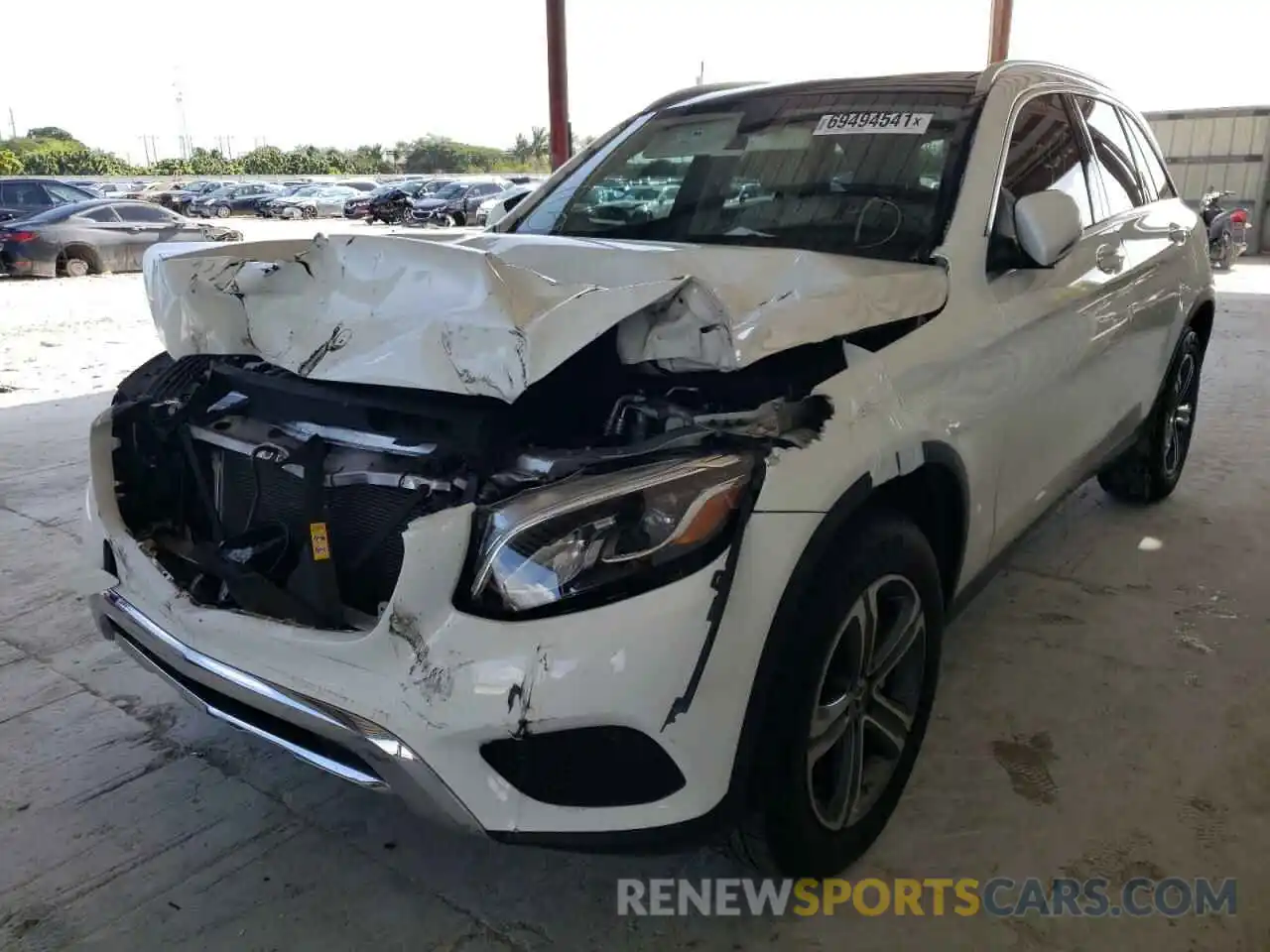 2 Photograph of a damaged car WDC0G4JB7K1000670 MERCEDES-BENZ GLC-CLASS 2019