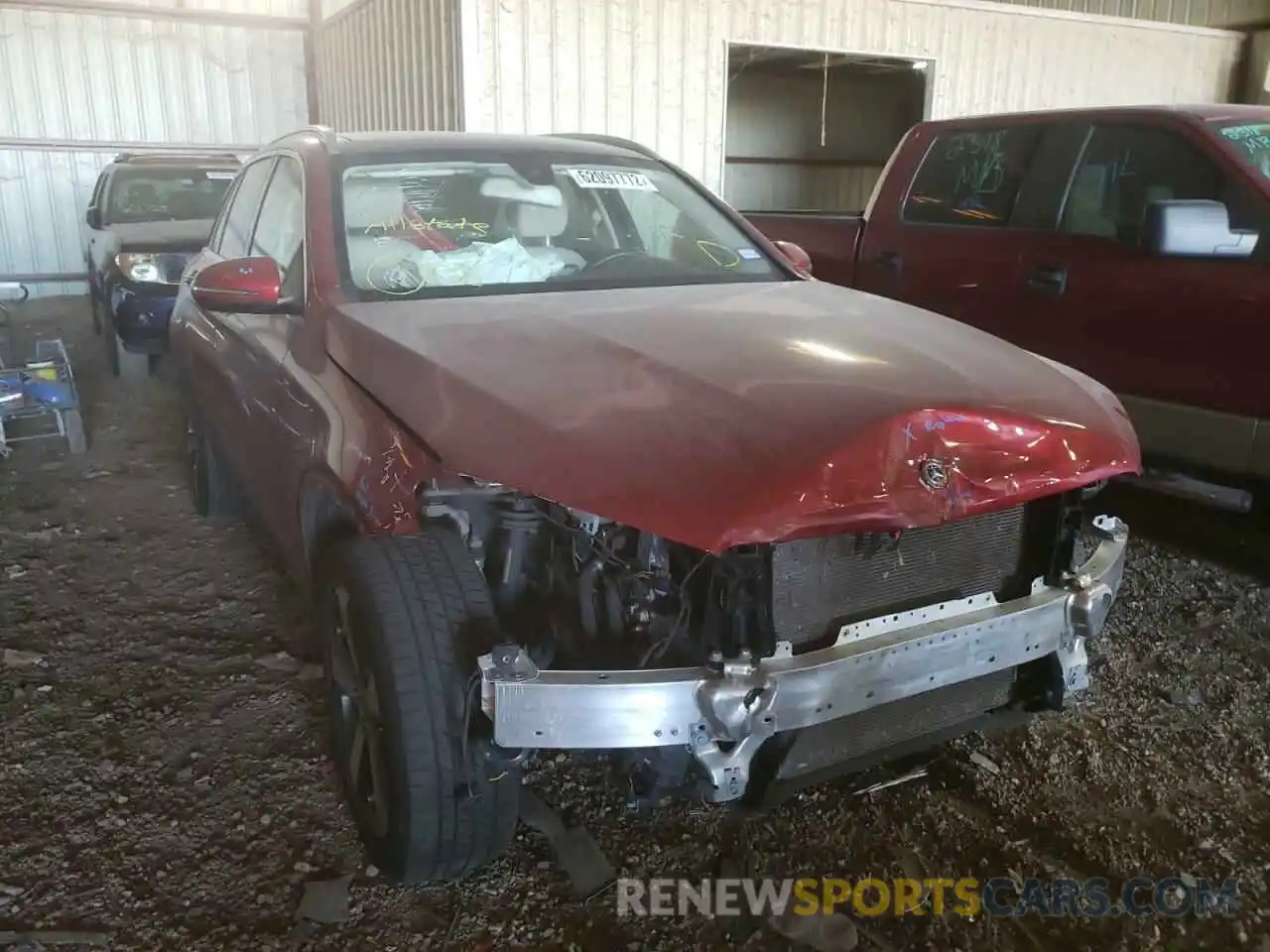 1 Photograph of a damaged car WDC0G4JB7KF535131 MERCEDES-BENZ GLC-CLASS 2019