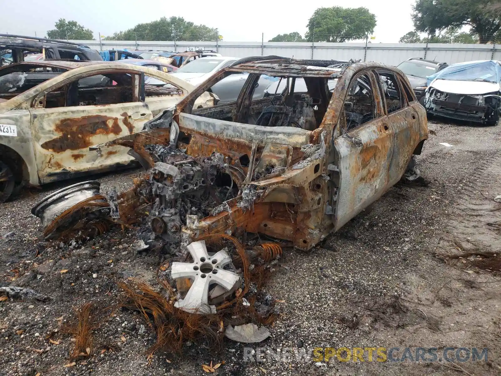 2 Photograph of a damaged car WDC0G4JB7KF594034 MERCEDES-BENZ GLC-CLASS 2019