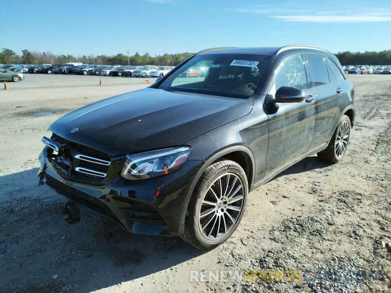 2 Photograph of a damaged car WDC0G4JB7KF611687 MERCEDES-BENZ GLC-CLASS 2019