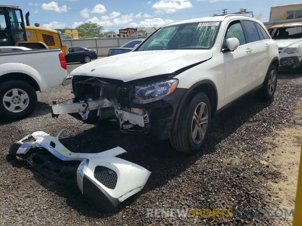 2 Photograph of a damaged car WDC0G4JB7KV133535 MERCEDES-BENZ GLC-CLASS 2019