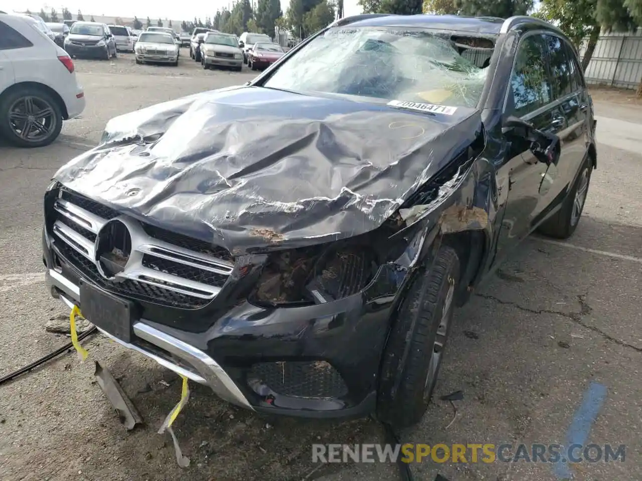 2 Photograph of a damaged car WDC0G4JB7KV169435 MERCEDES-BENZ GLC-CLASS 2019